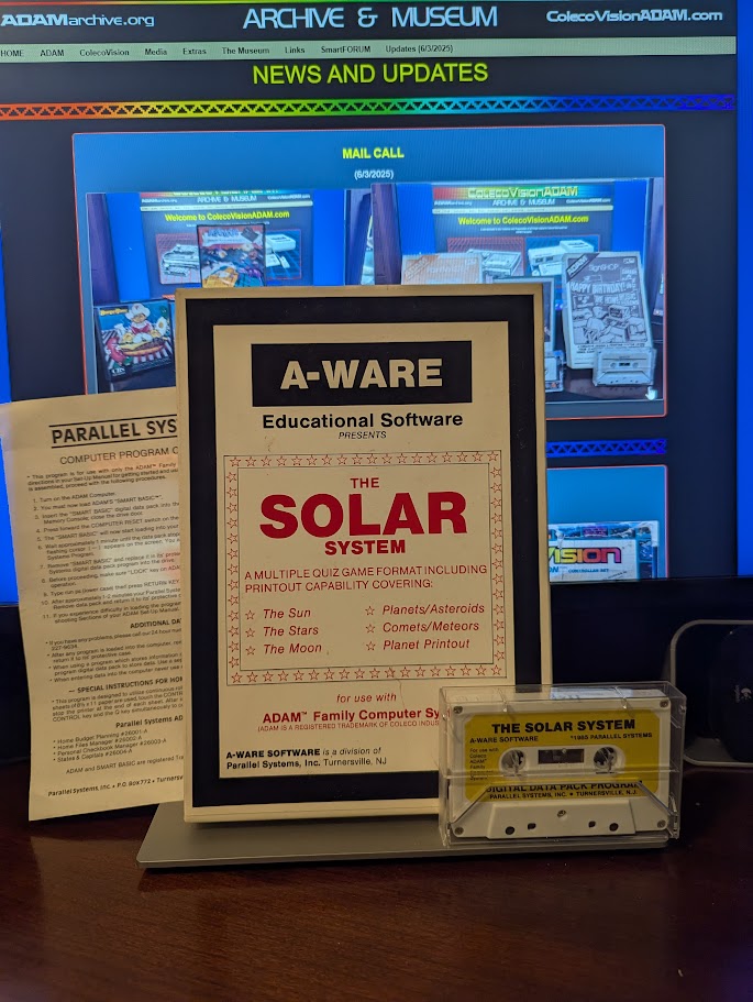 ColecoVision ADAM A-Ware Software